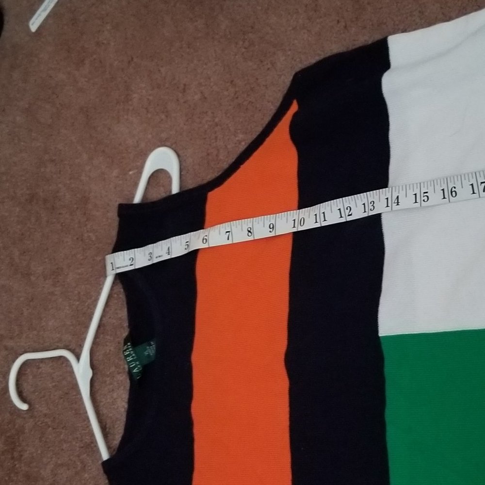 COPY - Colorblock Ralph Lauren Sleeveless Sweater - Picture 10 of 11